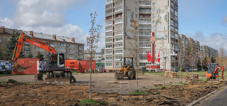 В Ярославской области началось благоустройство 18 общественных территорий