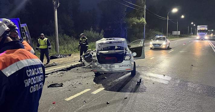Под Ярославлем в ДТП на окружной дороге погиб таксист_245998
