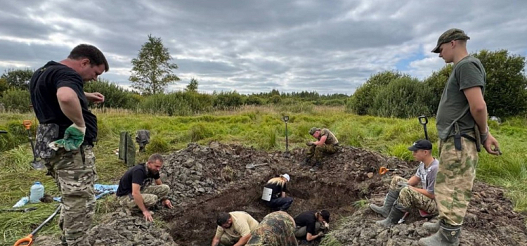 Под Ржевом нашли останки ярославского воина