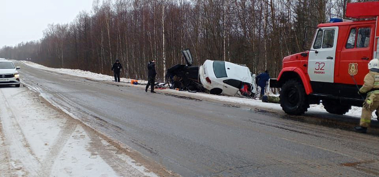В Ярославской области при столкновении микроавтобуса и легковушки погибли три человека_265325