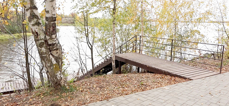 Парк на набережной Волги в Угличе благоустроили в рамках нацпроекта_223851