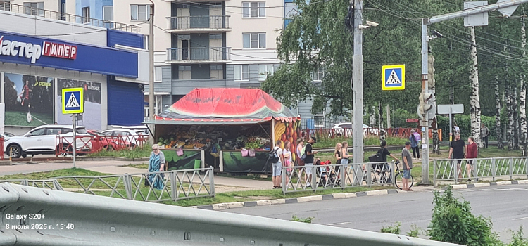 В Ярославле могут пересмотреть список разрешённых мест для летних торговых палаток