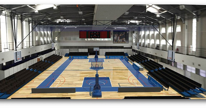 В Казармах завершается реконструкция спортивного зала.