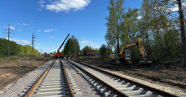 В Ярославле уложили 600 метров новых трамвайных путей