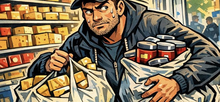 В центре Ярославля появился сырно-кофейный вор