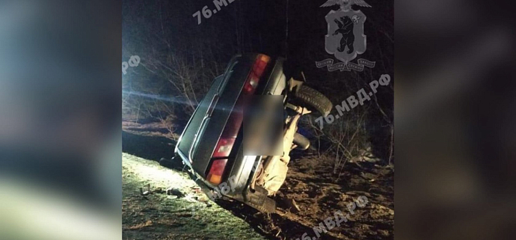Водитель разбился насмерть! В Ярославской области легковушка столкнулась с микроавтобусом_208373
