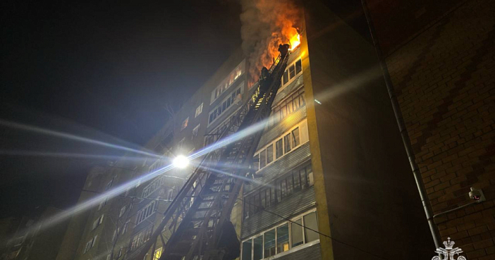 В центре Ярославля горела квартира в многоэтажке