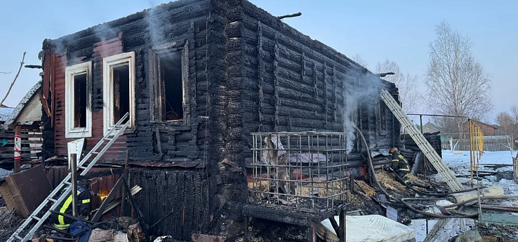 В посёлке под Ярославлем при пожаре погиб молодой мужчина_313044