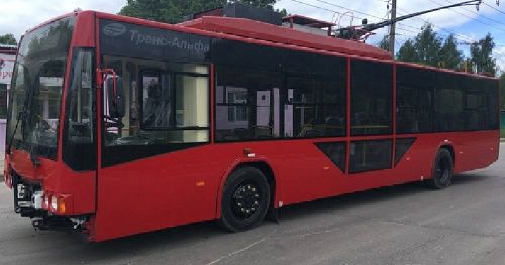 По маршруту №6 в Ярославле будут ездить новые красные троллейбусы