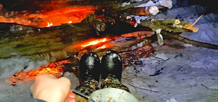 Ярославец провел сутки в зимнем лесу. Фоторепортаж_171467
