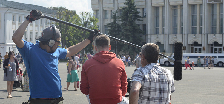 В День города на Советской площади Ярославля снимали кино_67477