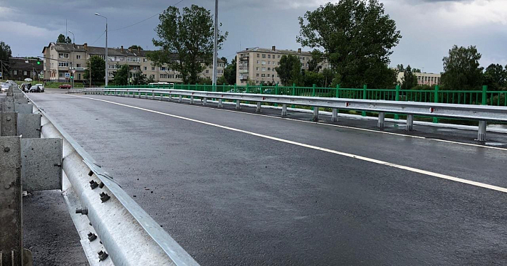 В Большом Селе открыли мост через реку Юхоть_165112