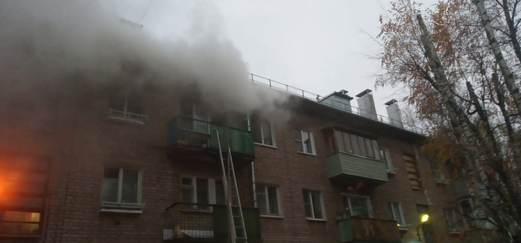Спасено 11 человек: в Ярославле горели квартиры в многоквартирном доме