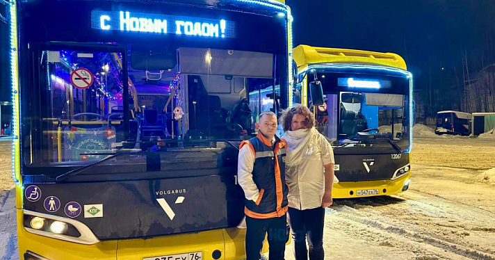 В Ярославле перевозчики украшают транспорт к Новому году