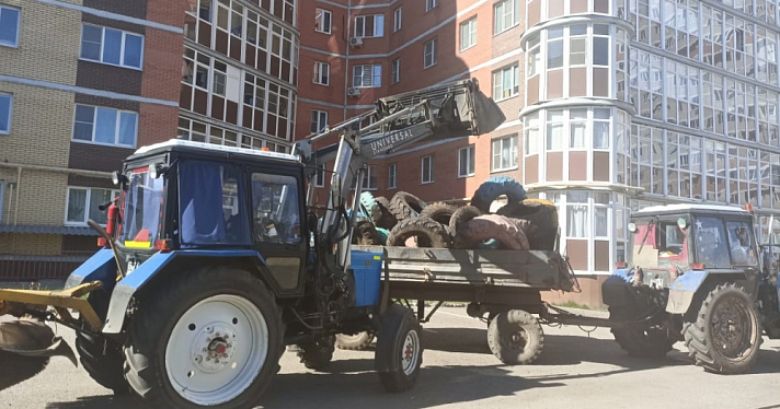 Ярославль завален покрышками из-за проблем с утилизацией