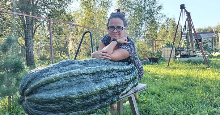 Гигантский кабачок, выращенный в Ярославской области, попал в Книгу рекордов