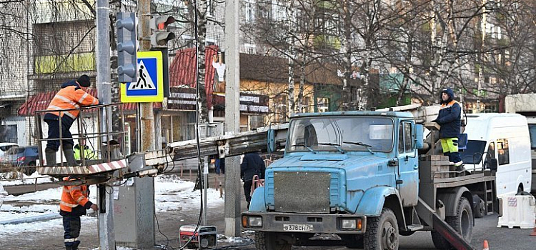 В Заволжском районе появятся светофоры со светодиодной подсветкой_169619