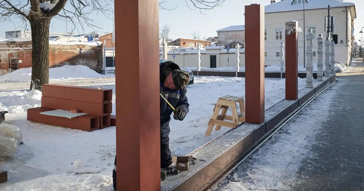 В Ярославской области благоустройство улицы вышло на финишную прямую