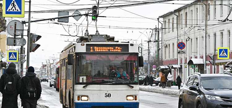 В Ярославле начнёт работу масленичный троллейбус