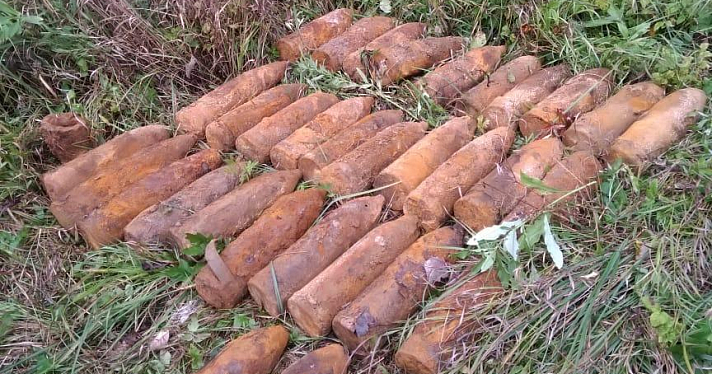 В Ярославской области обнаружили 33 артиллерийских снаряда времен Великой Отечественной войны