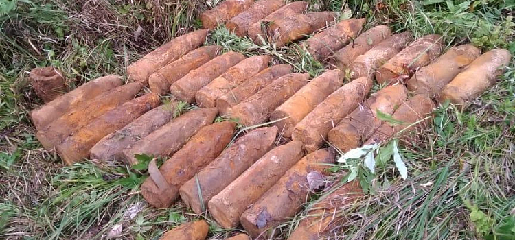 В Ярославской области обнаружили 33 артиллерийских снаряда времен Великой Отечественной войны