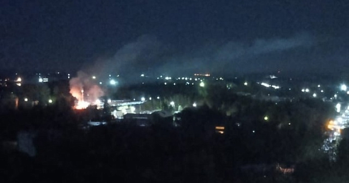 Рассказали, что ночью горело на предприятии «Регион-склад» в Ярославле