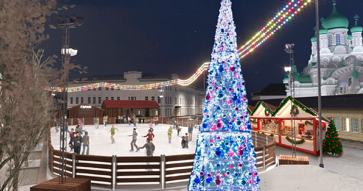 Круче будет только на ВДНХ: в Ярославле Советскую площадь превратят в одну большую новогоднюю площадку_253053