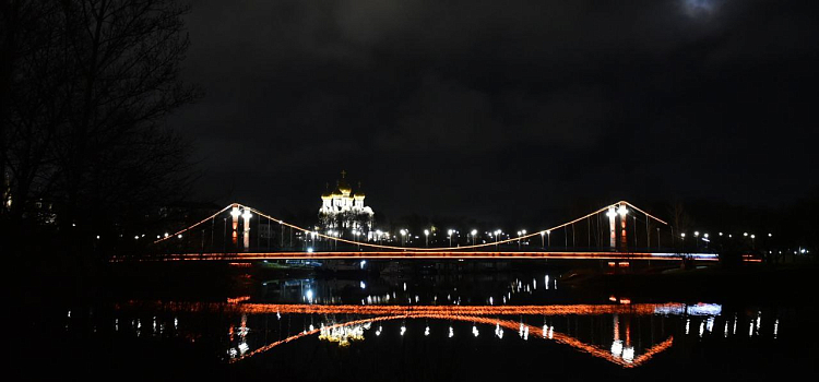 Даманский мост в Ярославле будет сиять каждый вечер_307994
