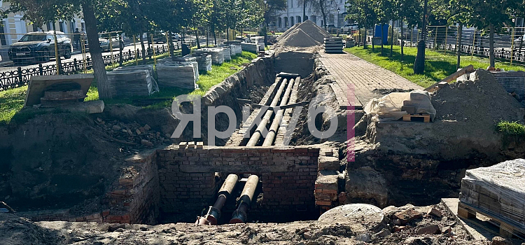 В центре Ярославля перекопали бульвар_322850