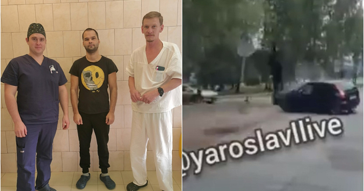 В Ярославле врачи поставили на ноги разбившегося в ДТП байкера
