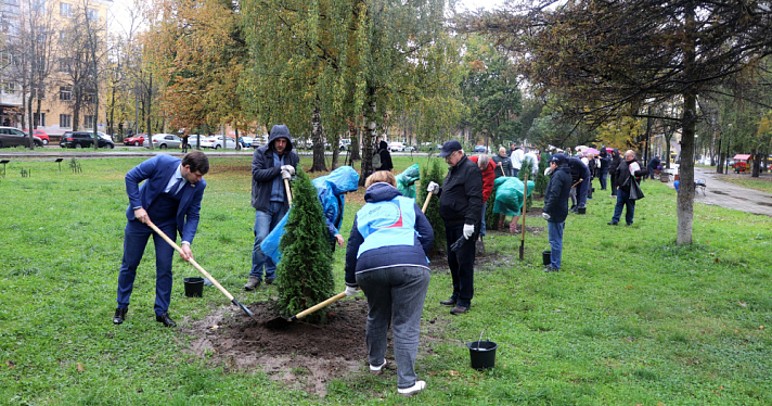 В Ярославле заложили Аллею трудовой доблести