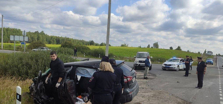 Nissan влетел в КамАЗ: в Ярославской области в ДТП погибли подросток и мужчина, женщина пострадала_279590