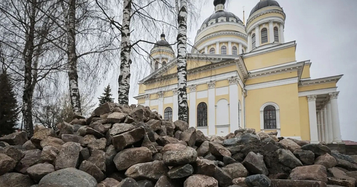 В историческом центре Рыбинска сохранят часть старинной мостовой