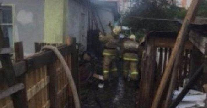 В Ярославле огонь повредил жилой дом 