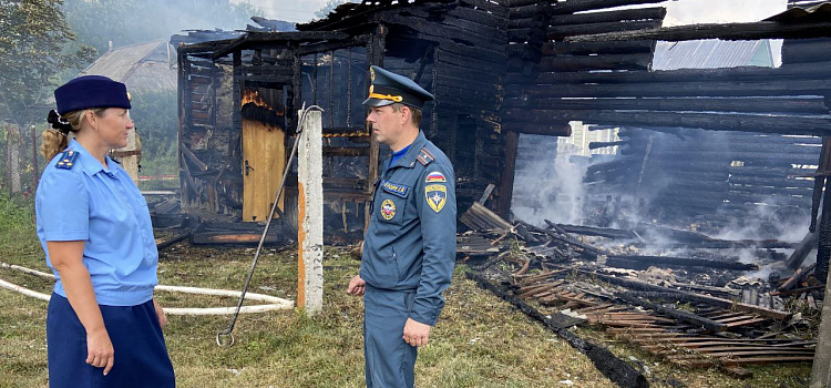В деревне Ярославской области при пожаре погибла молодая женщина_278286