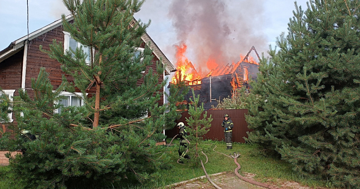 В Переславле-Залесском горели гостевые дома