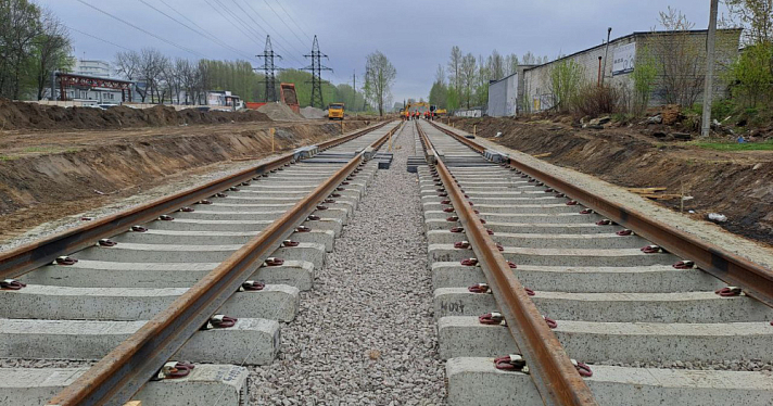 Ярославцы оценили укладку новых трамвайных рельсов