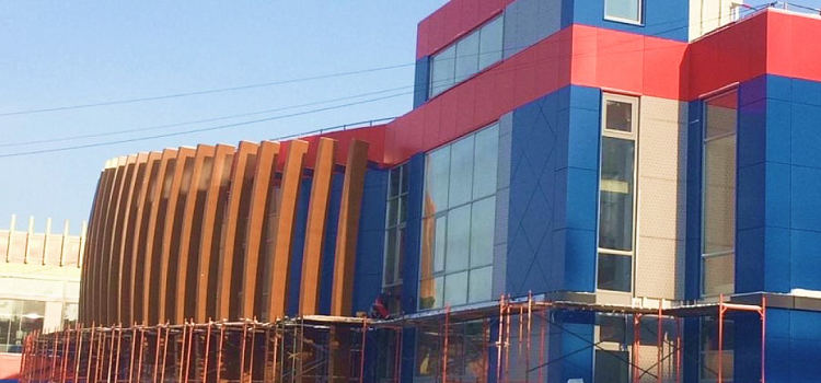 Ярославцам показали, как продвигается строительство волейбольного центра_264686