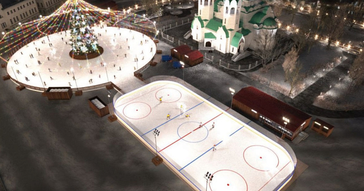 Станет больше в полтора раза: ярославцам показали макет будущего главного катка