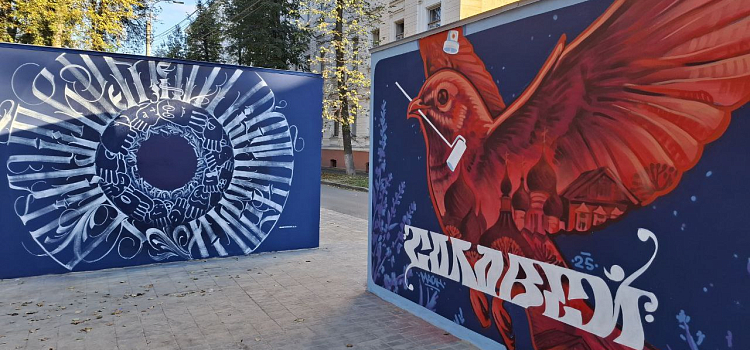 Новое место притяжения: в центре Ярославля открылось арт-пространство для уличных художников_304504
