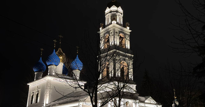 Храм на Яковлевской в Ярославле украсила архитектурная подсветка