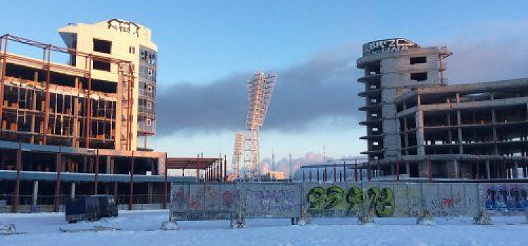Долгострои на площади Труда в Ярославле приводят в порядок 
