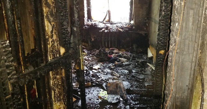 Из горящей квартиры в Ярославле спасли двух детей_240699