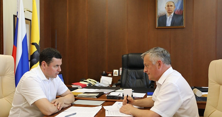 Губернатор Дмитрий Миронов и генеральный директор ООО «Газпром межрегионгаз» обсудили ход газификации населенных пунктов