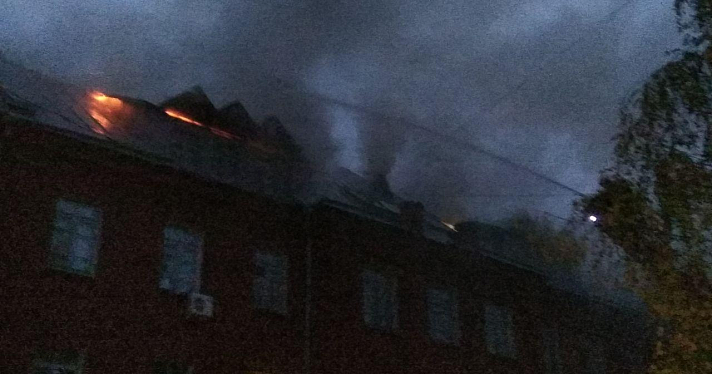 В Красноперекопском районе Ярославля случился пожар_124527
