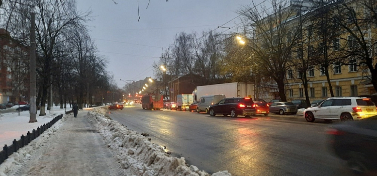 В центре Ярославля произошло ДТП с участием троллейбуса