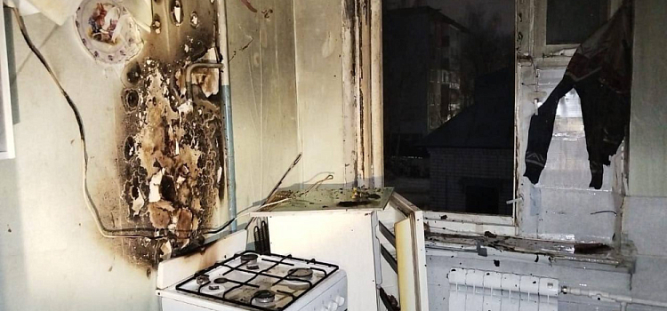 В Ярославской области в квартире после хлопка газа начался пожар