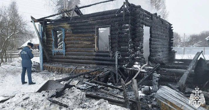 В Ярославской области пожар унёс жизнь пожилой женщины