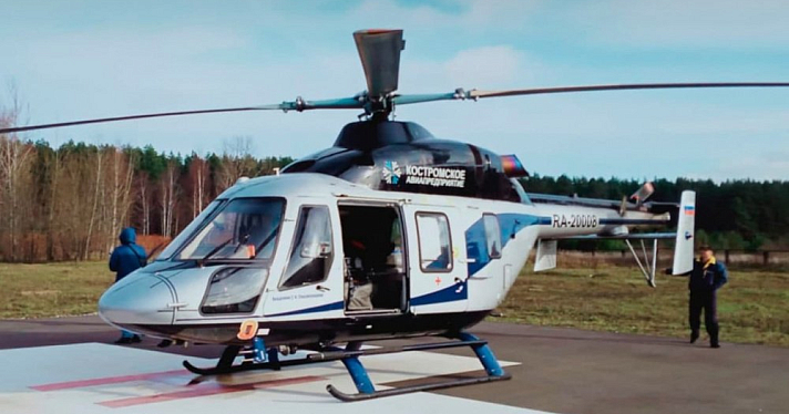 В Ярославской области первого пациента доставили в больницу на вертолете