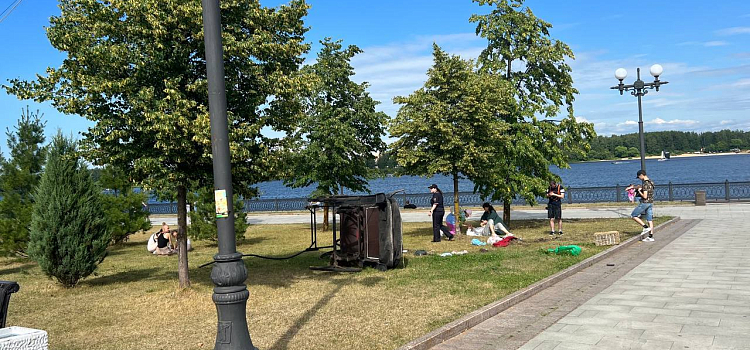 Телепорт в XIX век: в Ярославле перевернулся конный экипаж_246223